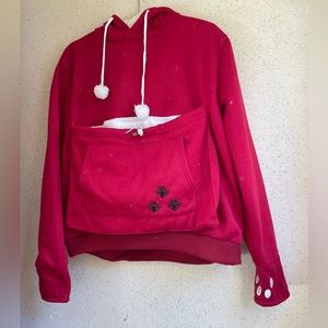 Kei Tomlison - unisex big pouch hoodie dog holder